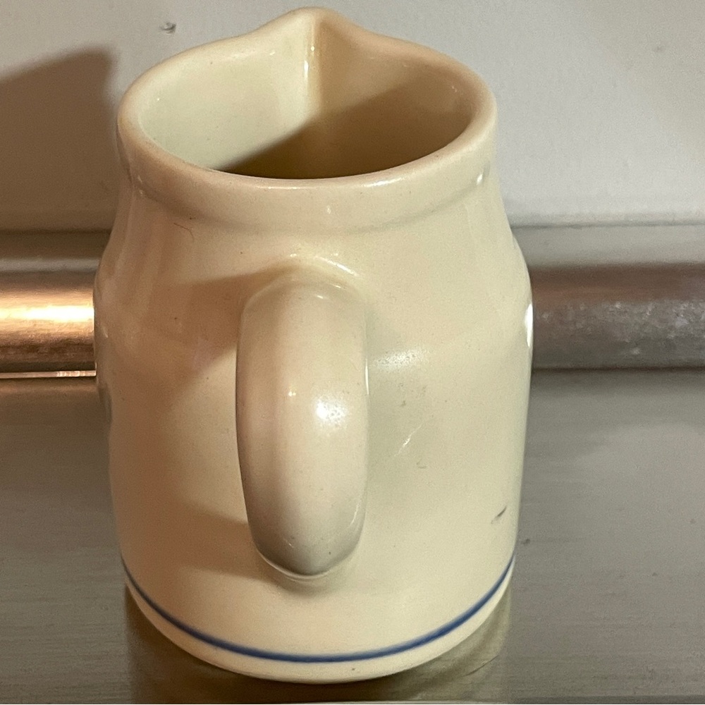 RosevilleOH Pottery Country Goose Heavy Creamer PitcherSalt & Pepper Shakers. - Picture 3 of 16